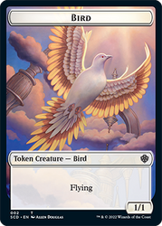 Bird // Thopter Double-Sided Token [Starter Commander Decks] Magic: The Gathering