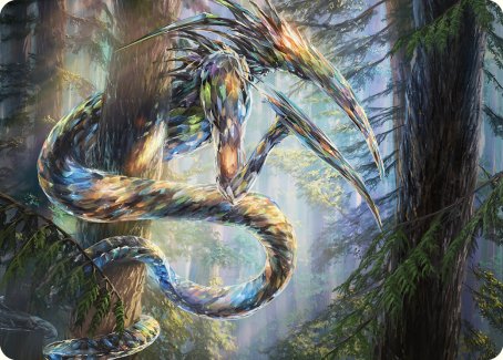 Gemhide Sliver Art Card [Commander Masters Art Series] Magic: The Gathering