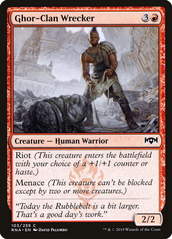Ghor-Clan Wrecker [Ravnica Allegiance] Magic: The Gathering