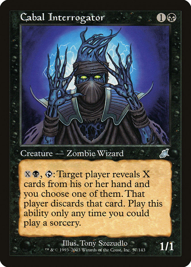 Cabal Interrogator [Scourge] Magic: The Gathering
