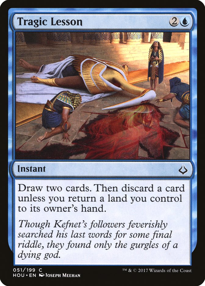 Tragic Lesson [Hour of Devastation] Magic: The Gathering