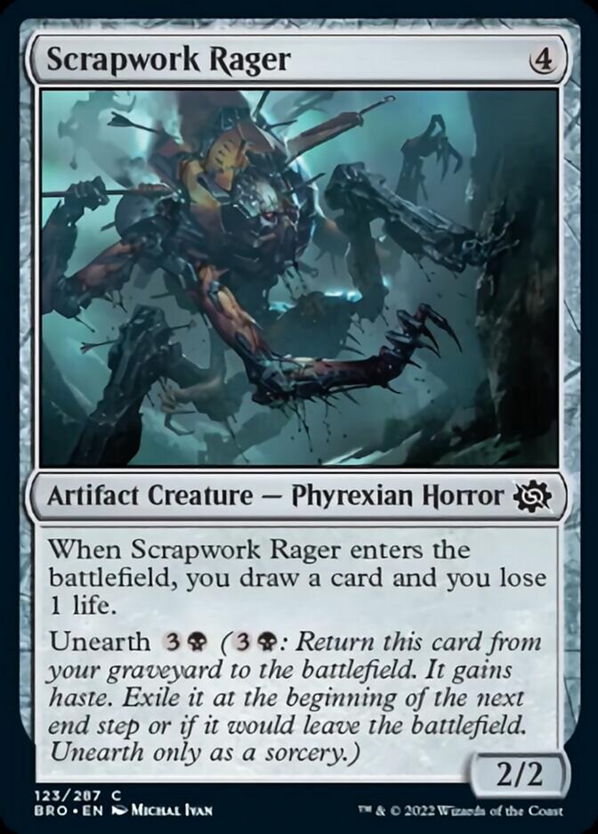 Scrapwork Rager [The Brothers' War] Magic: The Gathering
