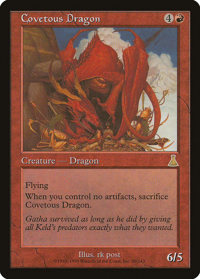 Covetous Dragon [Urza's Destiny] Magic: The Gathering