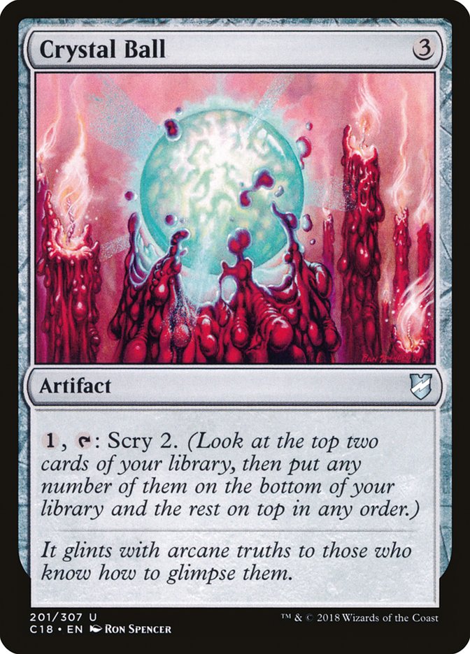 Crystal Ball [Commander 2018] Magic: The Gathering
