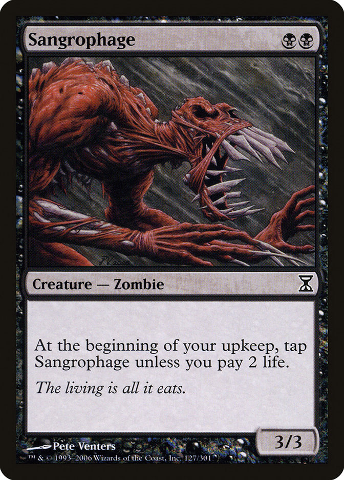 Sangrophage [Time Spiral] Magic: The Gathering