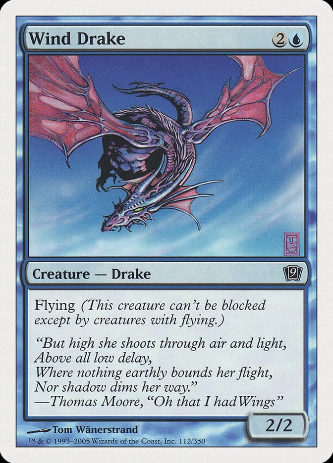 Wind Drake [Ninth Edition] Magic: The Gathering