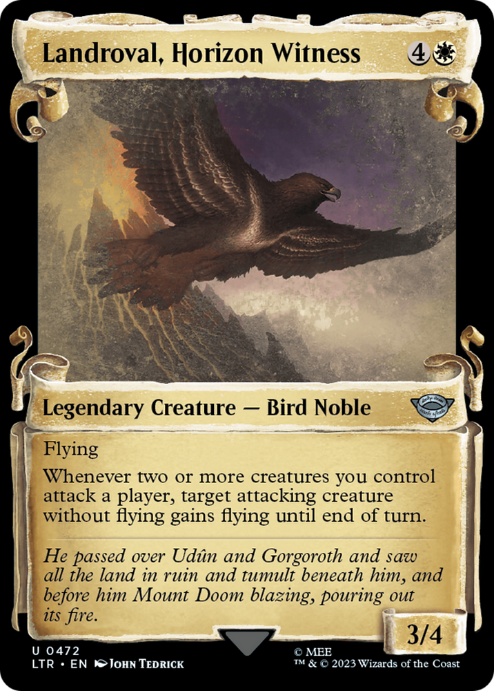 Landroval, Horizon Witness [The Lord of the Rings: Tales of Middle-Earth Showcase Scrolls] Magic: The Gathering
