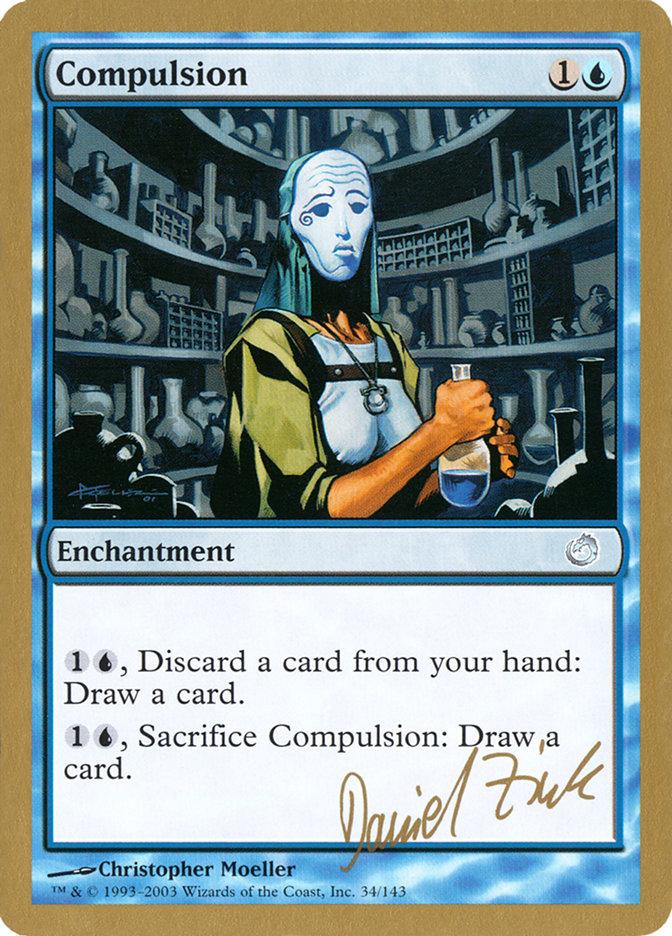 Compulsion (Daniel Zink) [World Championship Decks 2003] Magic: The Gathering