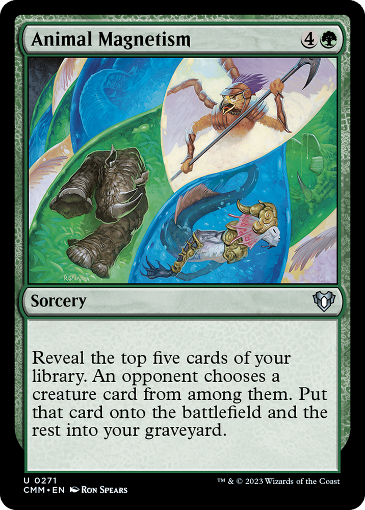 Animal Magnetism [Commander Masters] Magic: The Gathering