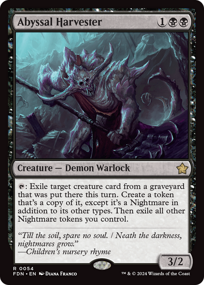 Abyssal Harvester [Foundations] Magic: The Gathering