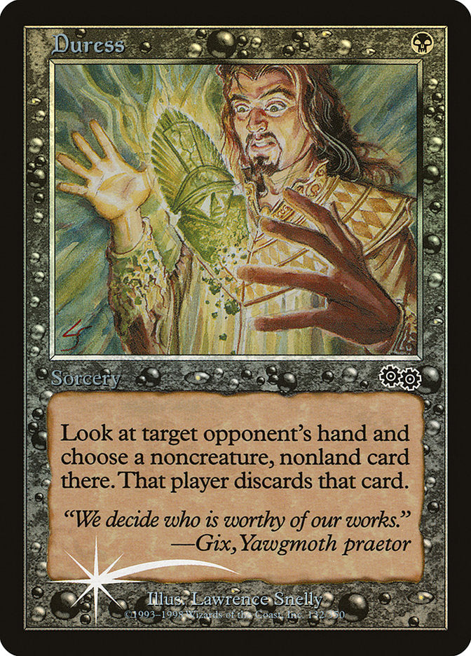 Duress [Arena League 2000] Magic: The Gathering