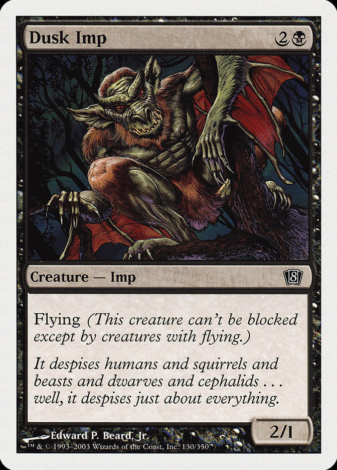Dusk Imp [Eighth Edition] Magic: The Gathering