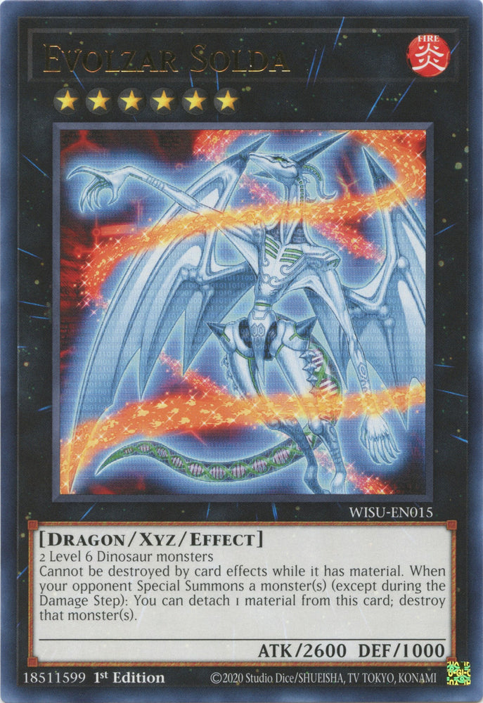 Evolzar Solda [WISU-EN015] Rare - Yugioh Cards For Your TCG Needs!