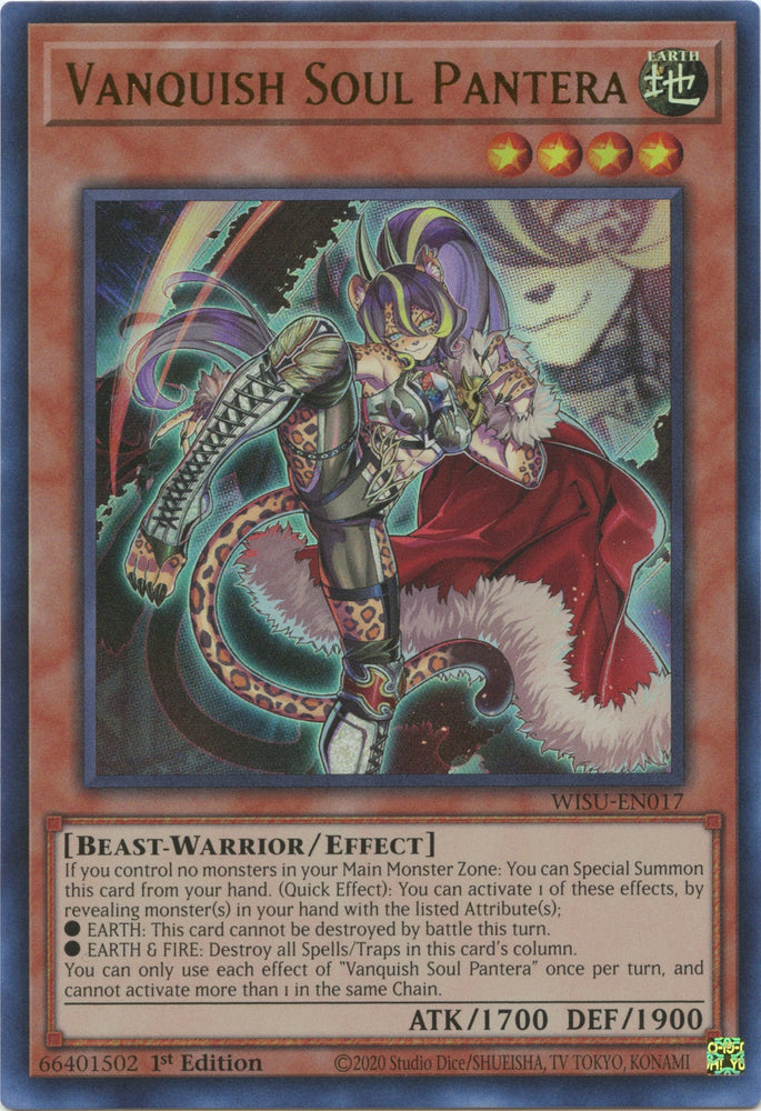 Vanquish Soul Pantera [WISU-EN017] Ultra Rare - Yugioh Cards For Your TCG Needs!
