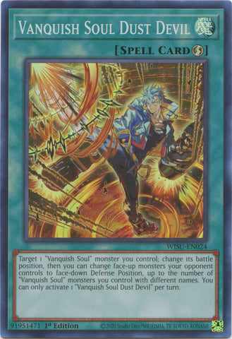 Vanquish Soul Dust Devil [WISU-EN024] Super Rare - Yugioh Cards For Your TCG Needs!