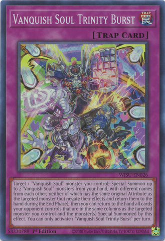 Vanquish Soul Trinity Burst [WISU-EN026] Super Rare - Yugioh Cards For Your TCG Needs!