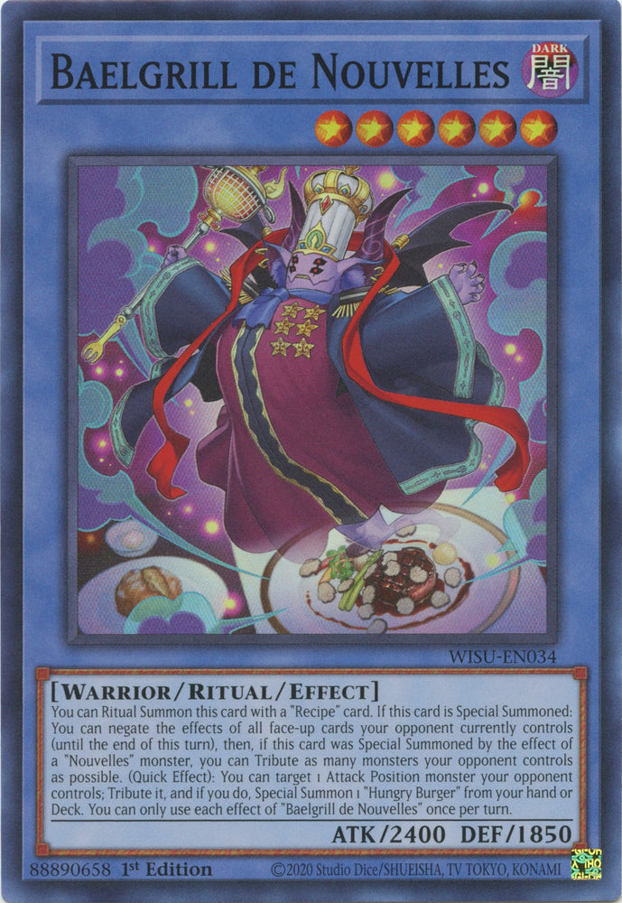 Baelgrill de Nouvelles [WISU-EN034] Super Rare - Yugioh Cards For Your TCG Needs!