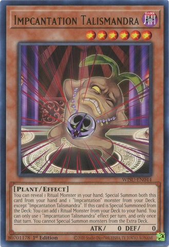 Impcantation Talismandra [WISU-EN044] Rare - Yugioh Cards For Your TCG Needs!