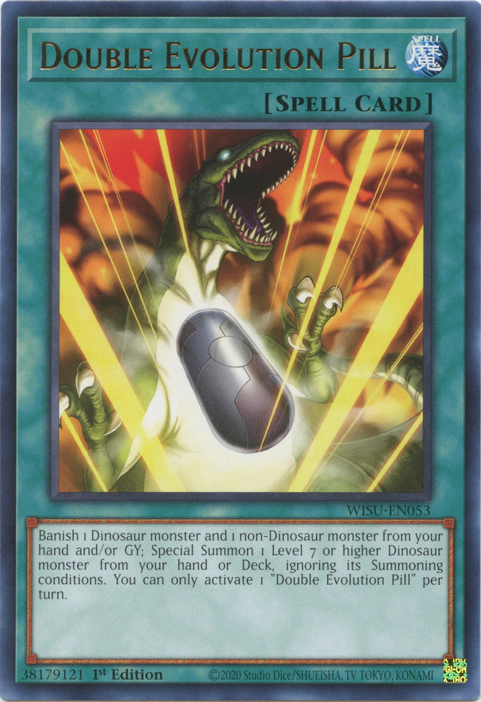 Double Evolution Pill [WISU-EN053] Rare - Yugioh Cards For Your TCG Needs!