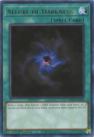Allure of Darkness [WISU-EN054] Rare - Yugioh Cards For Your TCG Needs!