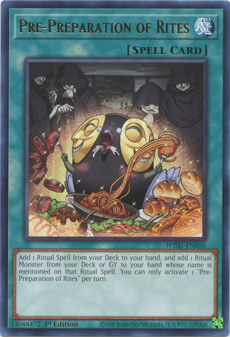 Pre-Preparation of Rites [WISU-EN056] Rare - Yugioh Cards For Your TCG Needs!