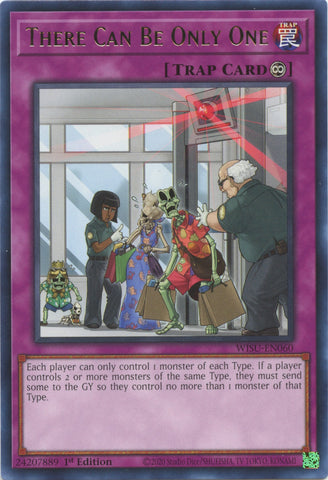 There Can Be Only One [WISU-EN060] Rare - Yugioh Cards For Your TCG Needs!