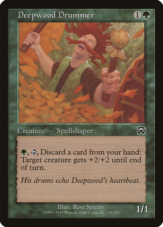 Deepwood Drummer [Mercadian Masques] Magic: The Gathering