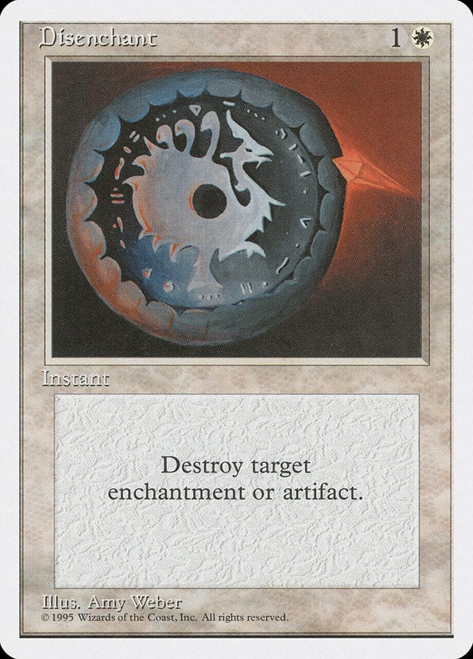 Disenchant [Fourth Edition] Magic: The Gathering