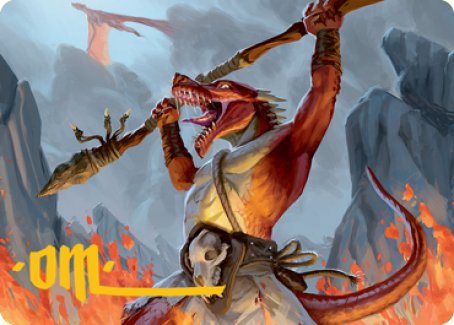 Kobold Art Card (Gold-Stamped Signature) [Dungeons & Dragons: Adventures in the Forgotten Realms Art Series] Magic: The Gathering