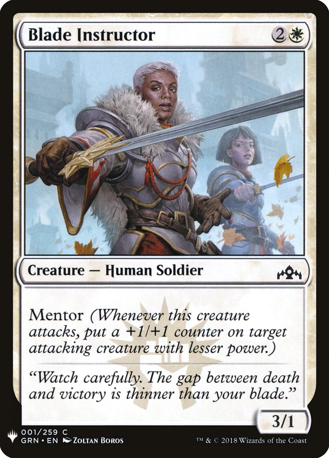 Blade Instructor [Mystery Booster] Magic: The Gathering
