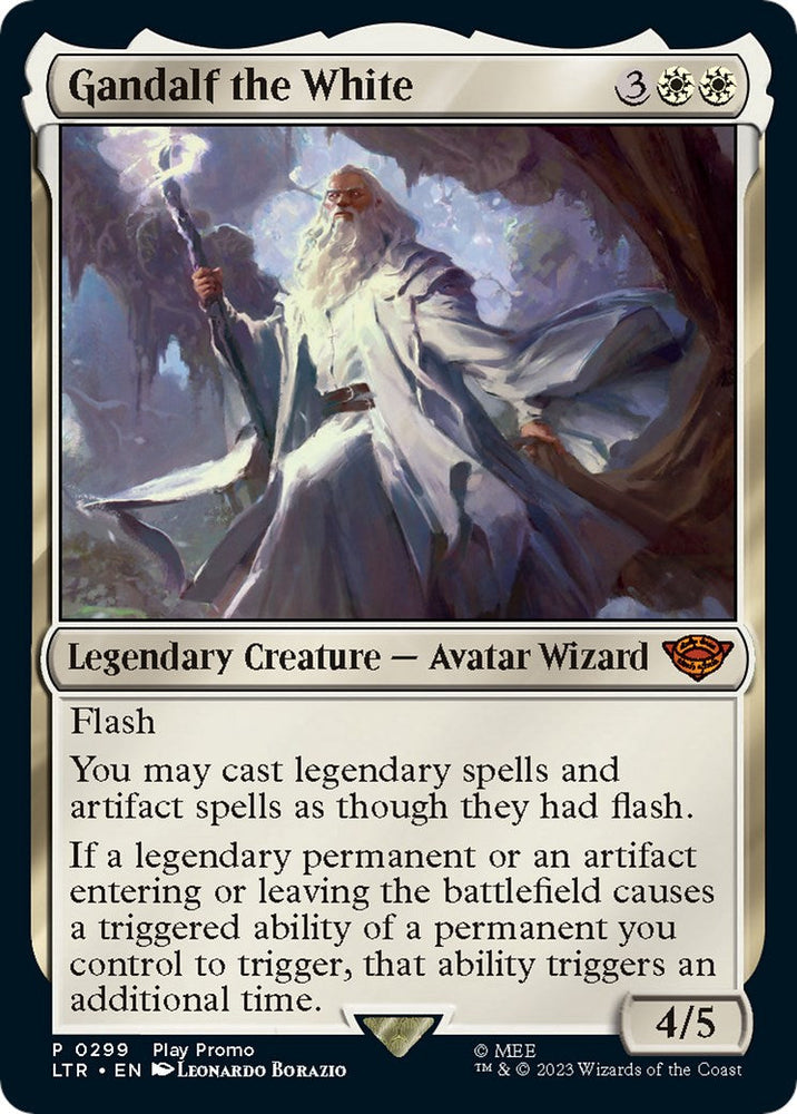 Gandalf the White (Play Promo) [The Lord of the Rings: Tales of Middle-Earth] Magic: The Gathering