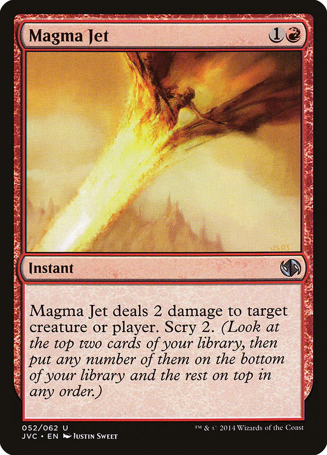Magma Jet [Duel Decks Anthology] Magic: The Gathering