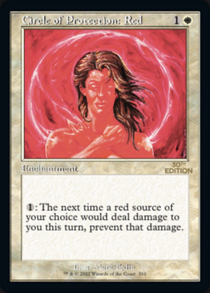 Circle of Protection: Red (Retro) [30th Anniversary Edition] Magic: The Gathering