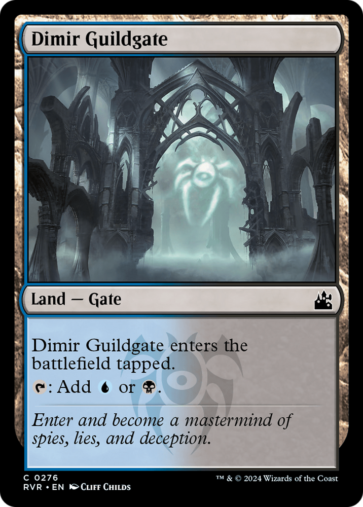 Dimir Guildgate [Ravnica Remastered] Magic: The Gathering