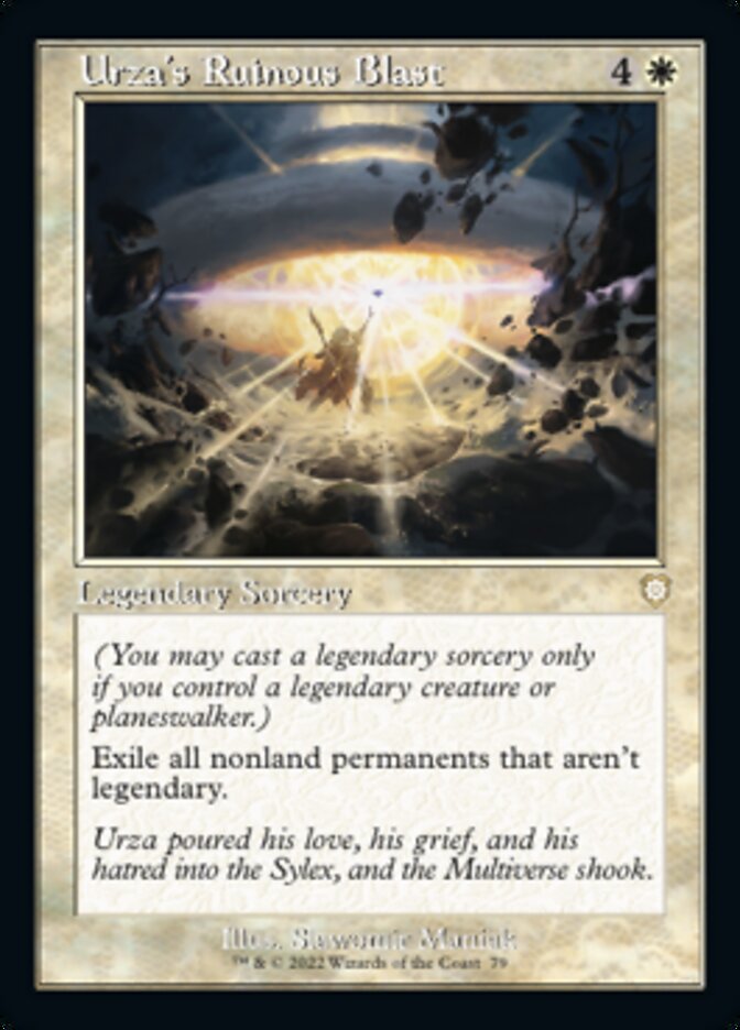 Urza's Ruinous Blast (Retro) [The Brothers' War Commander] Magic: The Gathering