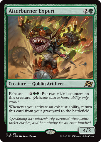 Afterburner Expert [Aetherdrift] Magic: The Gathering