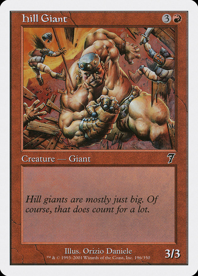Hill Giant [Seventh Edition] Magic: The Gathering