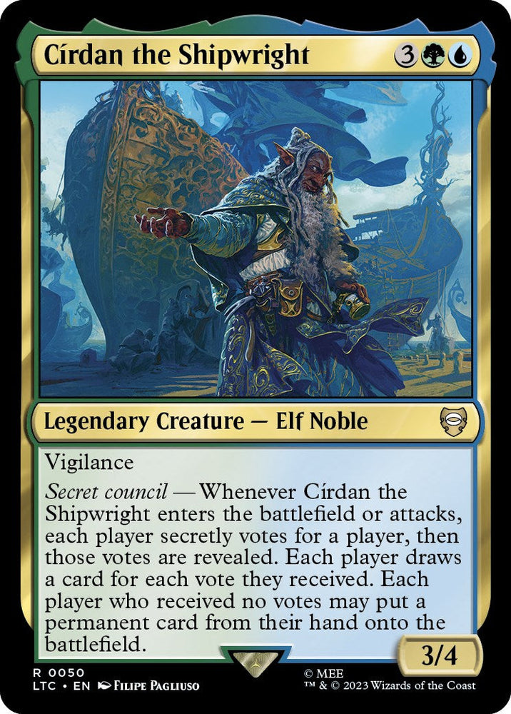 Cirdan the Shipwright [The Lord of the Rings: Tales of Middle-Earth Commander] Magic: The Gathering