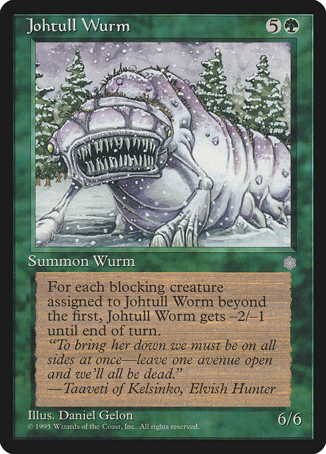 Johtull Wurm [Ice Age] Magic: The Gathering