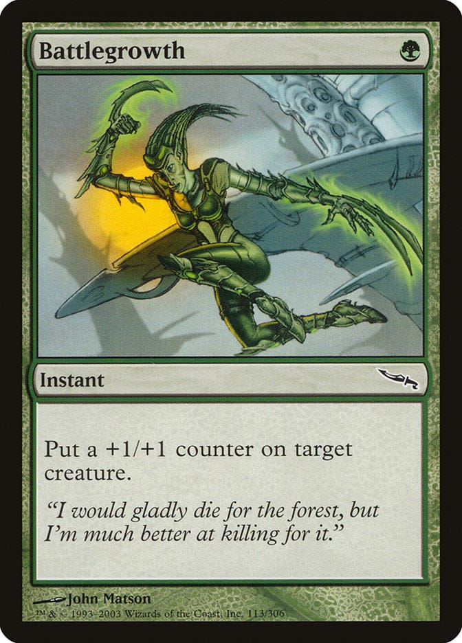 Battlegrowth [Mirrodin] Magic: The Gathering