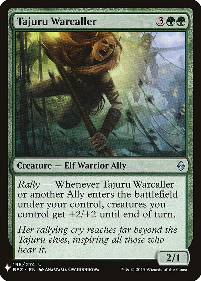 Tajuru Warcaller [Mystery Booster] Magic: The Gathering