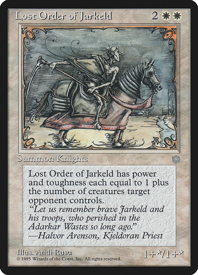 Lost Order of Jarkeld [Ice Age] Magic: The Gathering