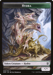 Drake // Hydra Double-Sided Token [Zendikar Rising Tokens] Magic: The Gathering