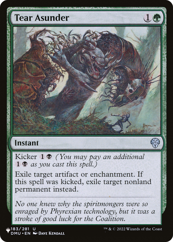 Tear Asunder [The List] Magic: The Gathering