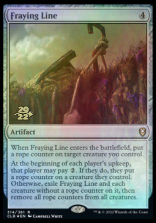 Fraying Line [Commander Legends: Battle for Baldur's Gate Prerelease Promos] Magic: The Gathering
