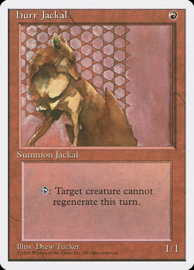 Hurr Jackal [Fourth Edition] Magic: The Gathering