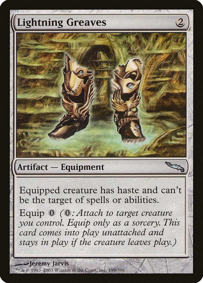 Lightning Greaves [Mirrodin] Magic: The Gathering