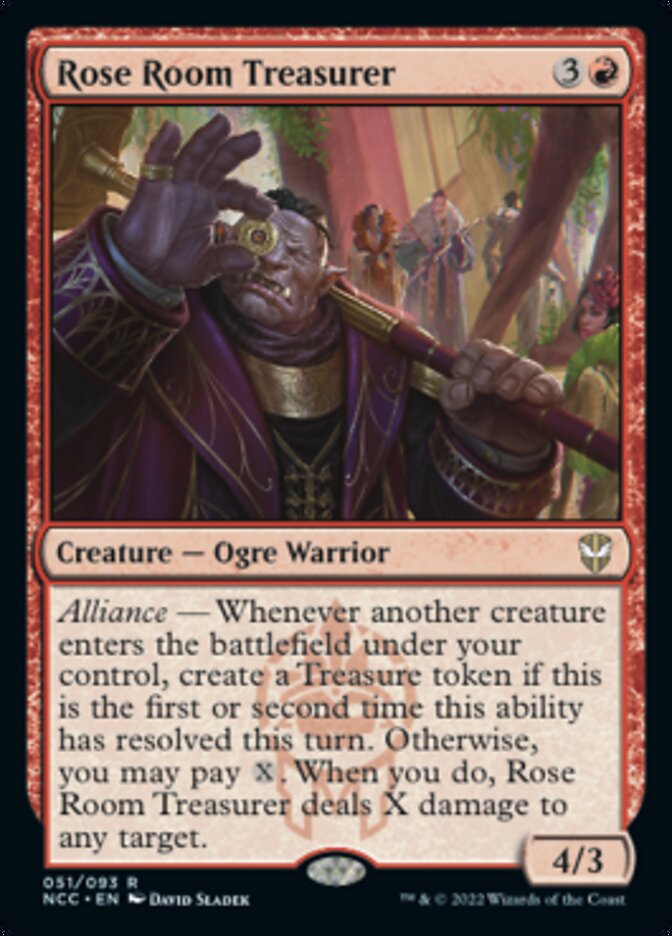 Rose Room Treasurer [Streets of New Capenna Commander] Magic: The Gathering