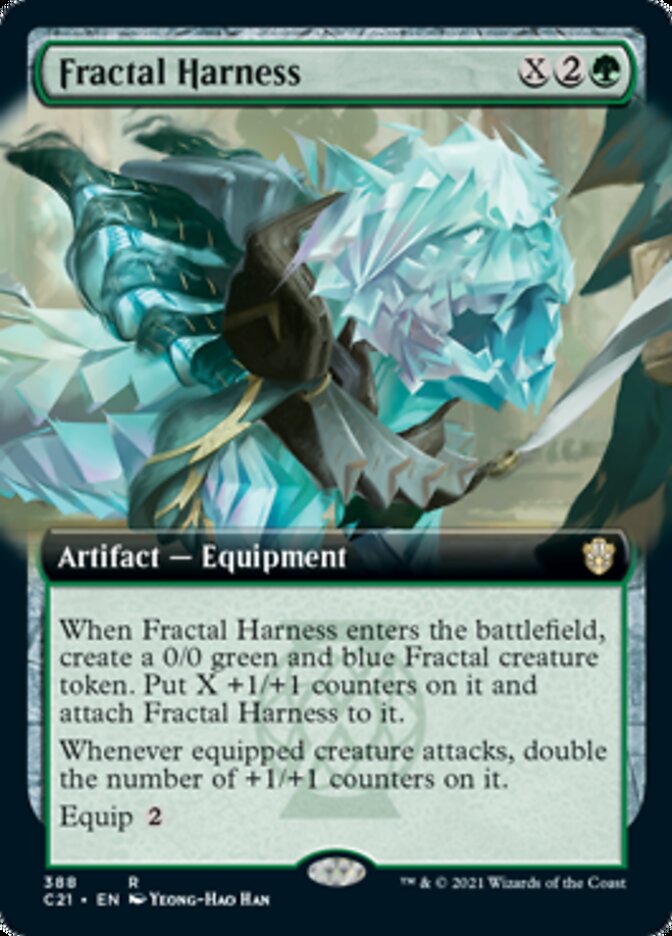 Fractal Harness (Extended Art) [Commander 2021] Magic: The Gathering