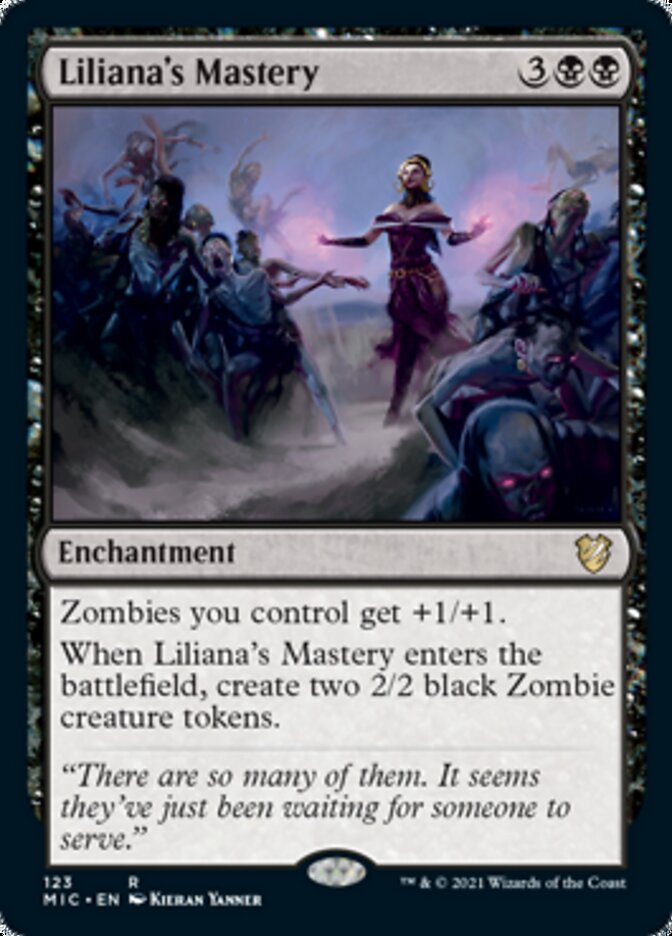 Liliana's Mastery [Innistrad: Midnight Hunt Commander] Magic: The Gathering